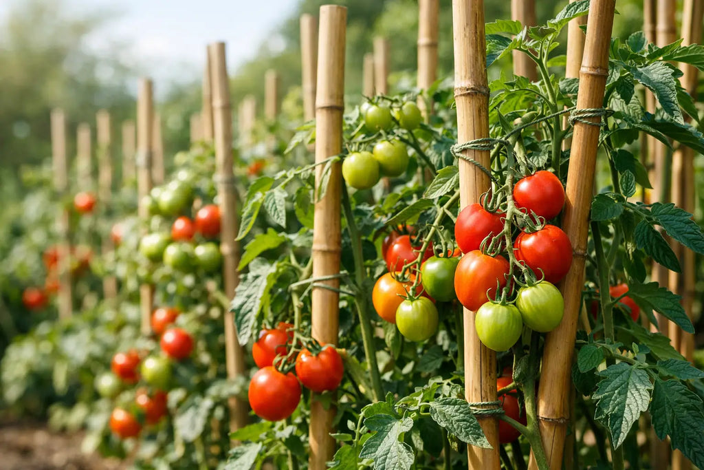 Бамбукови колове за домати - правилният избор