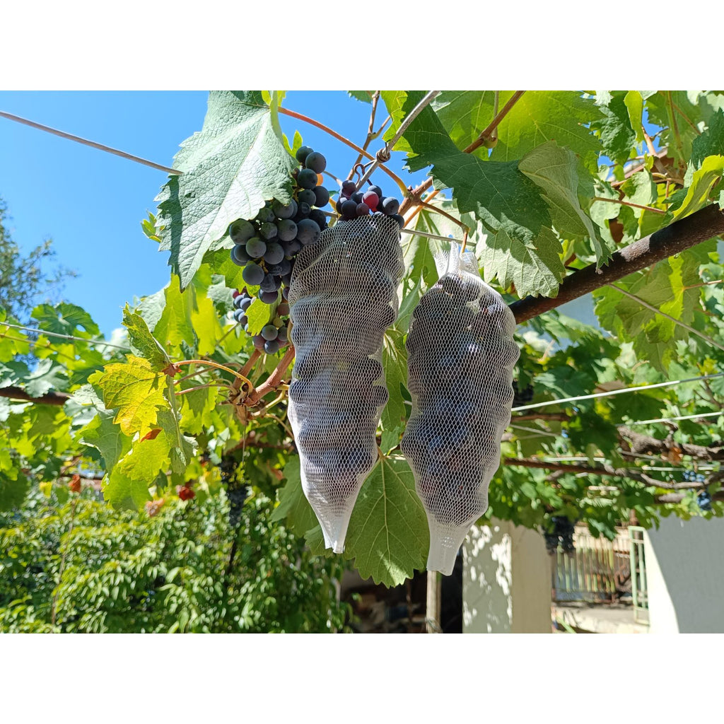 10м предпазна мрежа за защита оси и птици - бяла.