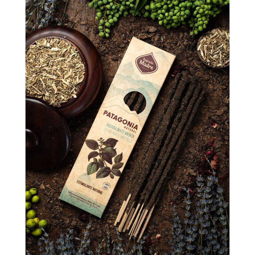 Ароматни пръчици Sagrada Madre, Patagonia Yerba Mate & Mint.