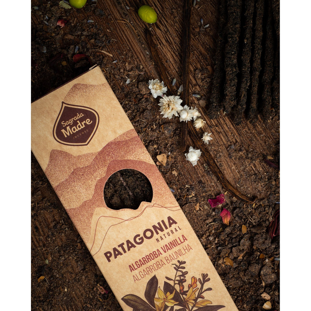 Ароматни пръчици Sagrada Madre, Patagonia Carob & Vanilla.