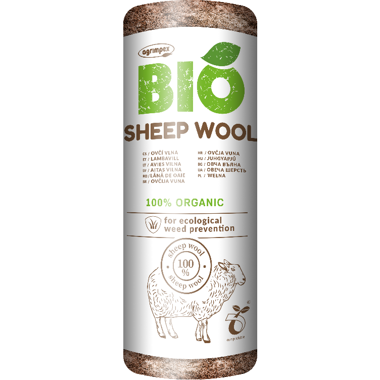 БИО мулч от естествена вълна, SHEEP WOOL