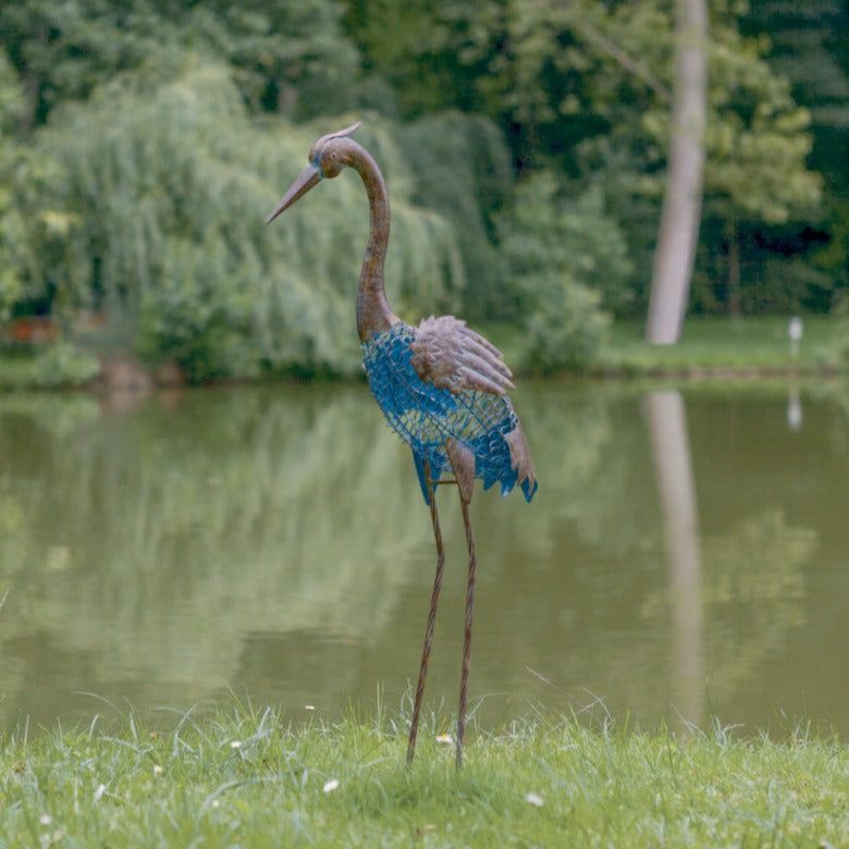 Декоративна градинска фигура на чапла, HERON